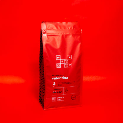 Valentina, café en grano, ideal para método por goteo, bajo en amargor