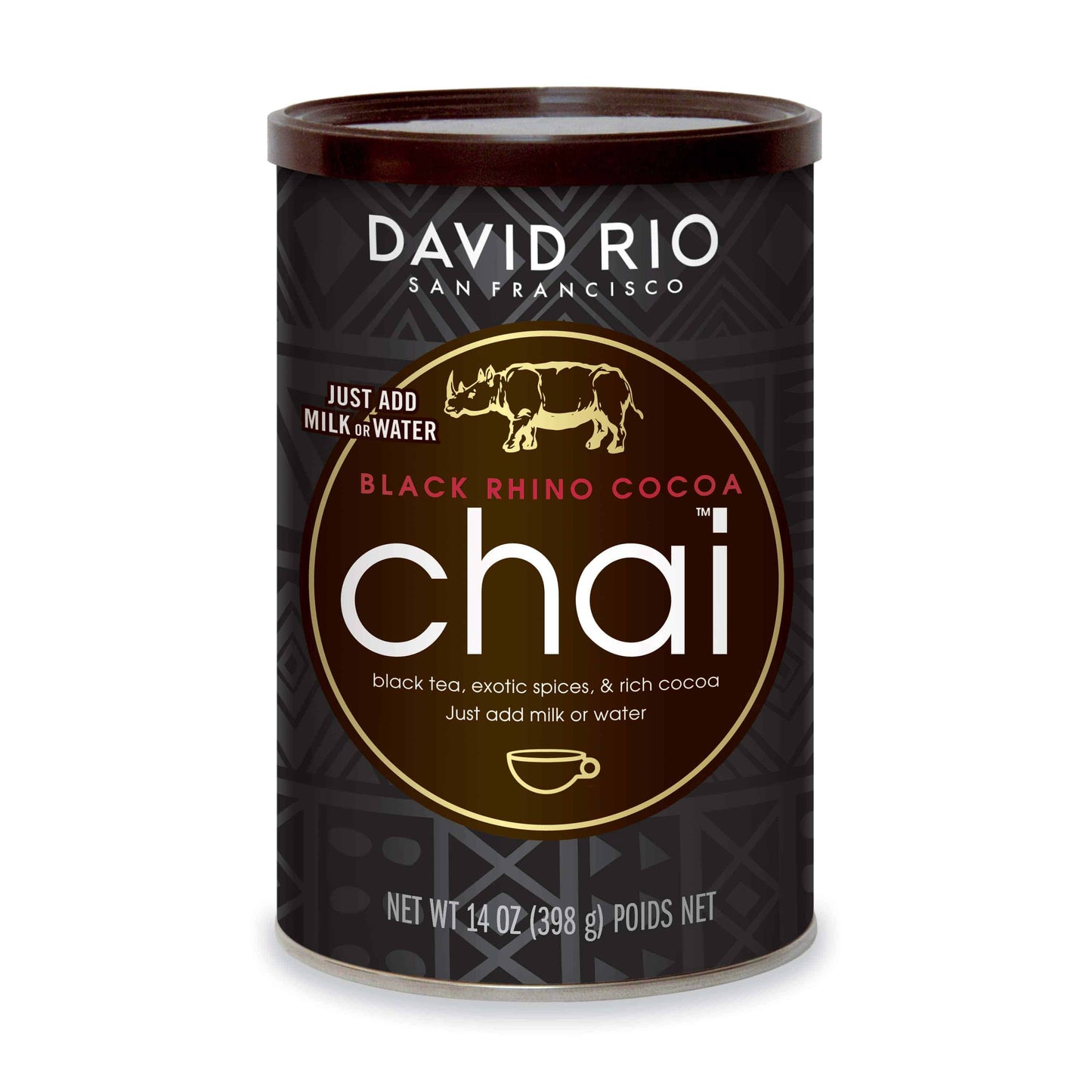 Black Rhino Cocoa Chai, te negro en tarro, 398gr