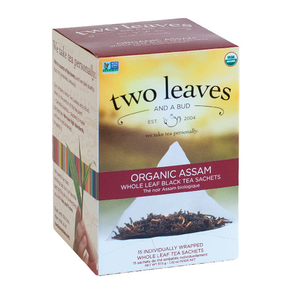 Premium Organic Assam Tea, té 15un