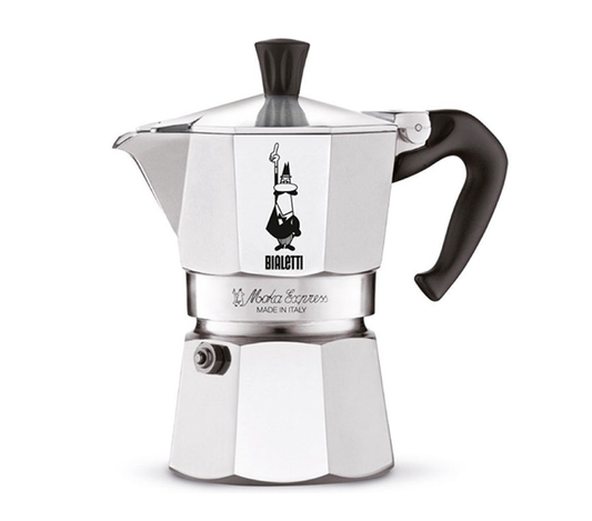 Moka Italiana, cafetera para 3 tazas