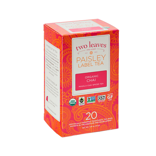 Paisley Organic Chai, té 20un