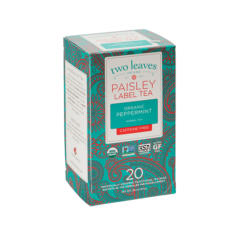 Paisley Organic Peppermint, té 20un
