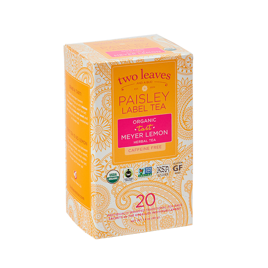 Paisley Organic Tart Meyer Lemon, té 20un